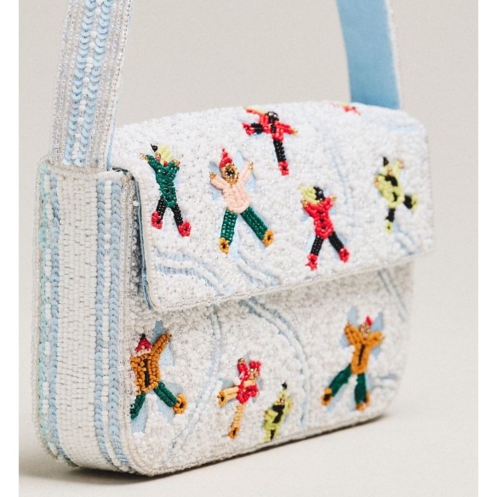 [HOT]The Fiona Beaded Bag: Winter Icon Edition - Snow Angels - Picture 2 of 4
